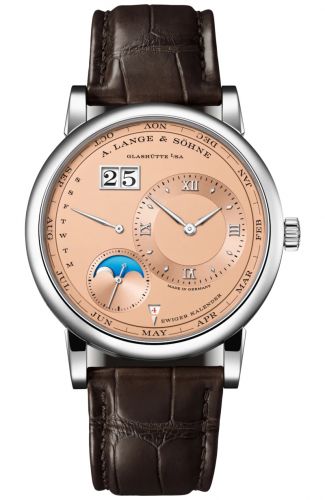 replica A. Lange & Söhne - 345.056 Lange 1 Perpetual Calendar White Gold / Pink watch