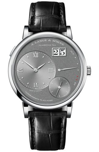 replica A. Lange & Söhne - 137.038 Grand Lange 1 White Gold / Grey watch - Click Image to Close