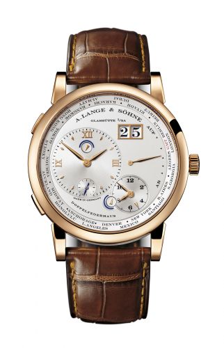 replica A. Lange & Söhne - 116.032 Lange 1 Timezone Pink Gold / Silver watch
