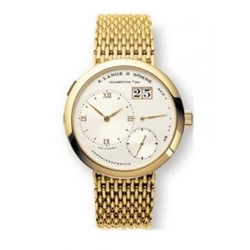 replica A. Lange & Söhne - 101.321 Lange 1 Yellow Gold / Silver / Bracelet watch