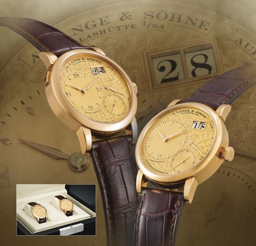 replica A. Lange & Söhne - 111.046 Kleine Lange 1 Floral set watch