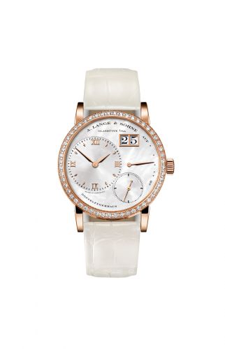 replica A. Lange & Söhne - 813.047 Kleine Lange 1 Soire Pink Gold / MOP watch - Click Image to Close