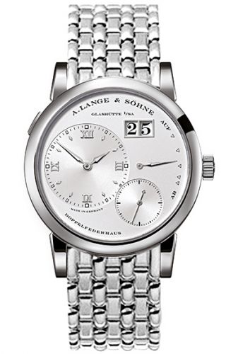 replica A. Lange & Söhne - 101.325 Lange 1 Platinum / Silver / Stealth watch