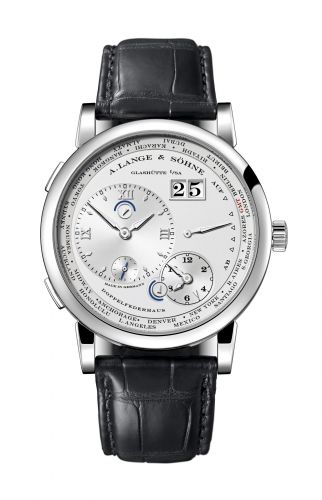 replica A. Lange & Söhne - 116.039 Lange 1 Timezone White Gold / Silver / Luminous watch