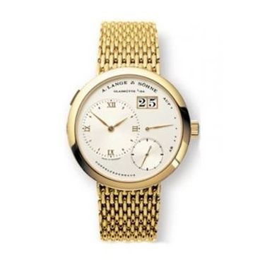 replica A. Lange & Söhne - 151.021 Lange 1 Yellow Gold / Silver / Bracelet watch