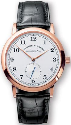 replica A. Lange & Söhne - 206.032 1815 Rose Gold / Silver watch - Click Image to Close