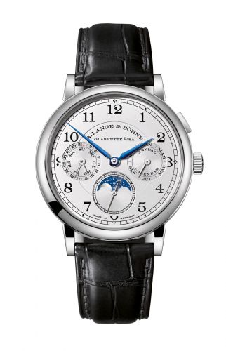 replica A. Lange & Söhne - 238.026 1815 Annual Calendar White Gold / Silver watch - Click Image to Close