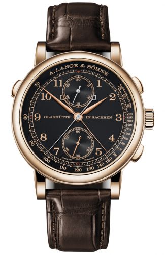 replica A. Lange & Söhne - 425.050 1815 Rattrapante Honey Gold Homage to F. A. Lange watch - Click Image to Close