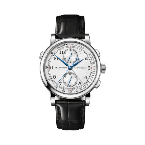 replica A. Lange & Söhne - 425.025 1815 Rattrapante Platinum / Silver watch - Click Image to Close