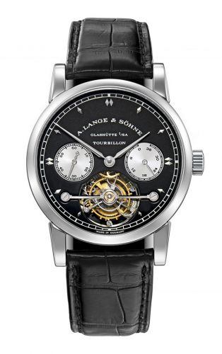 replica A. Lange & Söhne - 701.028 Tourbillon Pour le Mérite White Gold / Black watch