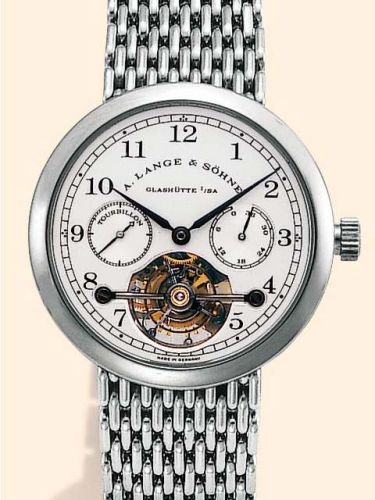 replica A. Lange & Söhne - 751.005 Tourbillon Pour le Mérite Platinum / Bracelet watch