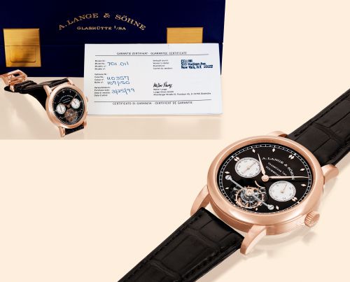 replica A. Lange & Söhne - 701.011 Tourbillon Pour le Mérite Pink Gold / watch - Click Image to Close