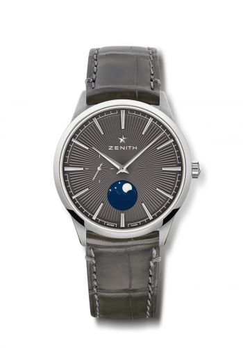 replica Zenith - 03.3100.692/03.C923 Elite Moon Phase 40 Stainless Steel / Grey watch