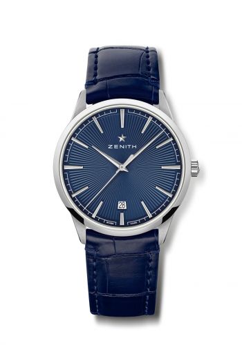replica Zenith - 03.3100.670/02.C922 Elite Classic 40 Stainless Steel / Blue watch - Click Image to Close
