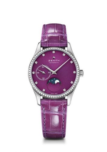 replica Zenith - 16.2310.692/92.C750 Elite Ultra Thin Lady Moonphase Purple / Diamond watch