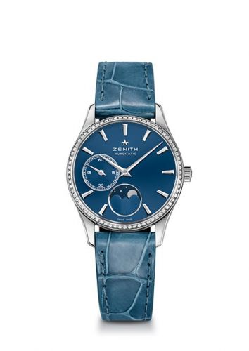 replica Zenith - 16.2310.692/51.C705 Elite Ultra Thin Lady Moonphase Blue / Diamond watch
