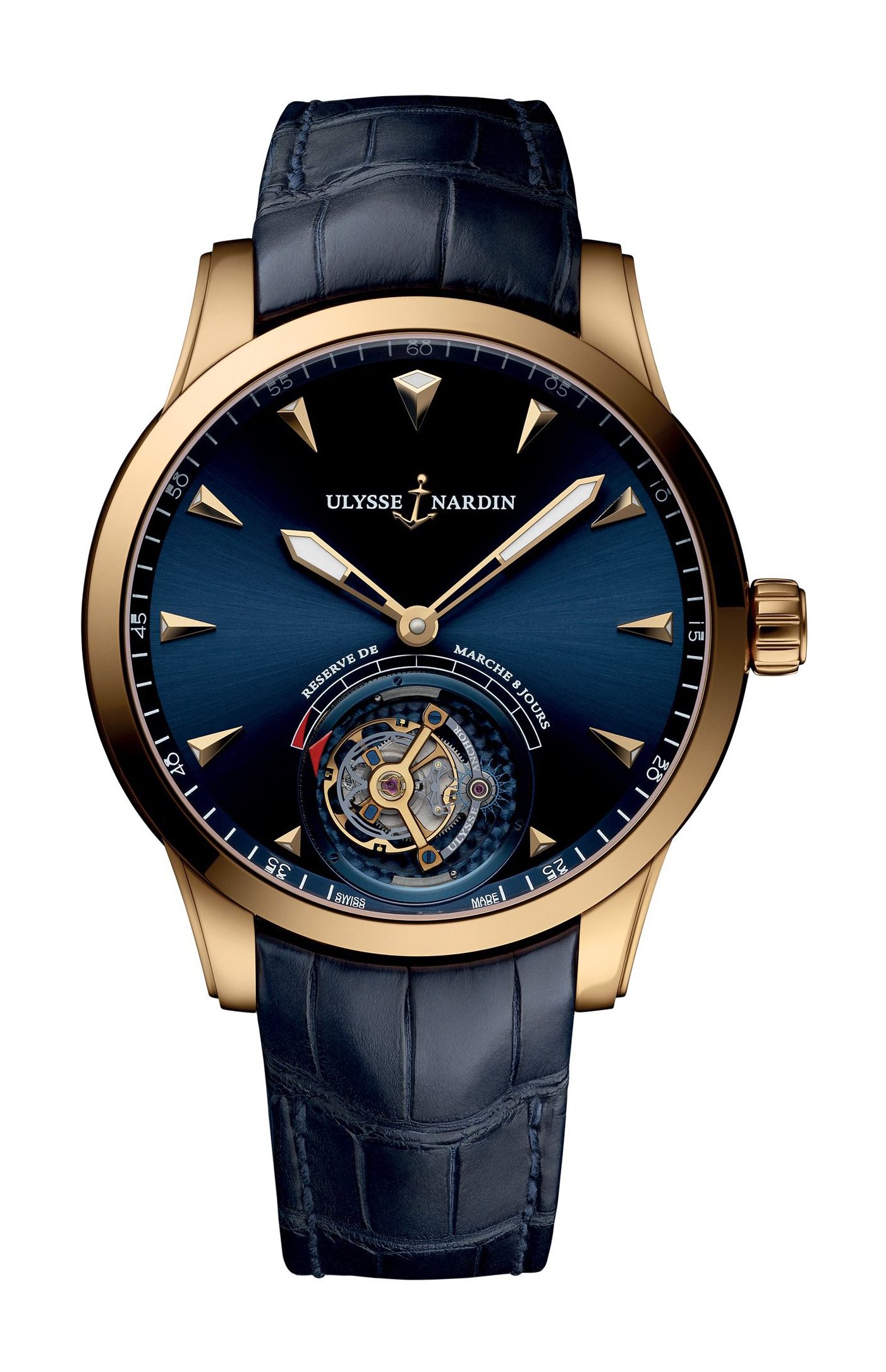 replica Ulysse Nardin Classico Ulysse Anchor Tourbillon 1782-133/93 watch - Click Image to Close