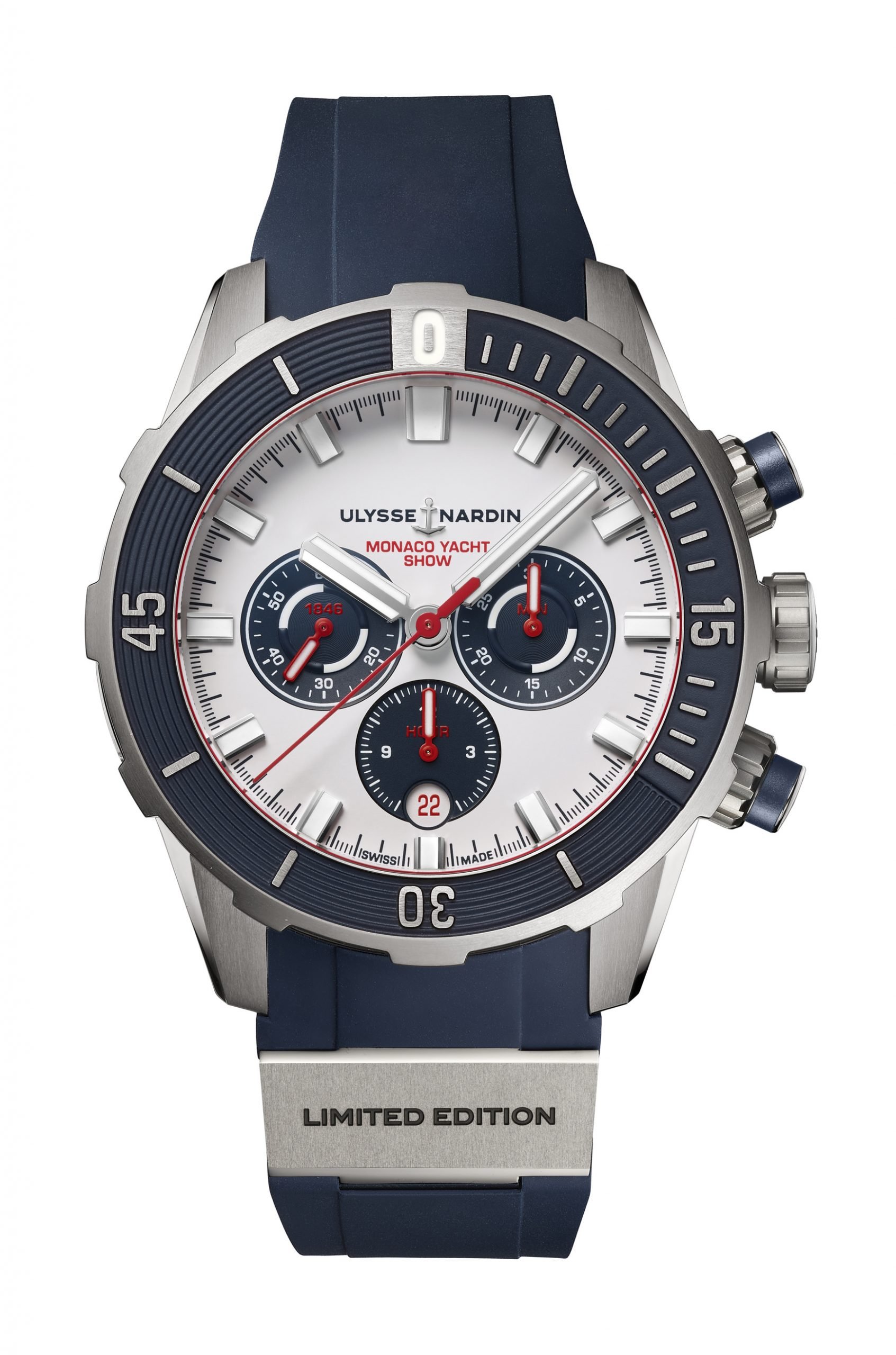 replica Ulysse Nardin Diver Chronograph Monaco Yacht Show Limited Edition 1503-170LE-0A-MON/3A watch
