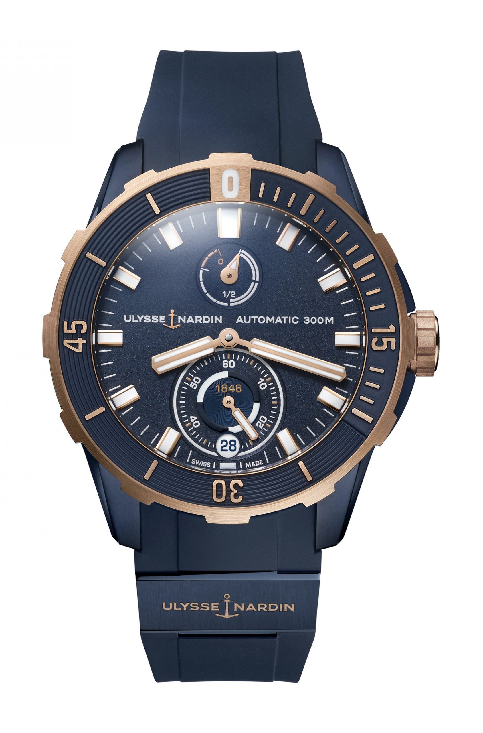 replica Ulysse Nardin Diver Chronometer 44mm 1185-170-3/BLUE watch