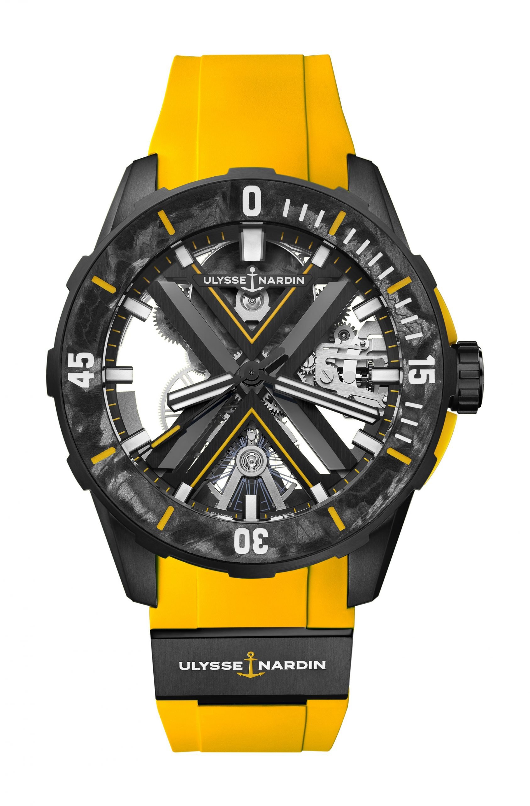 replica Ulysse Nardin Diver X Skeleton Black 3723-170LE-2A-BLACK/3B watch