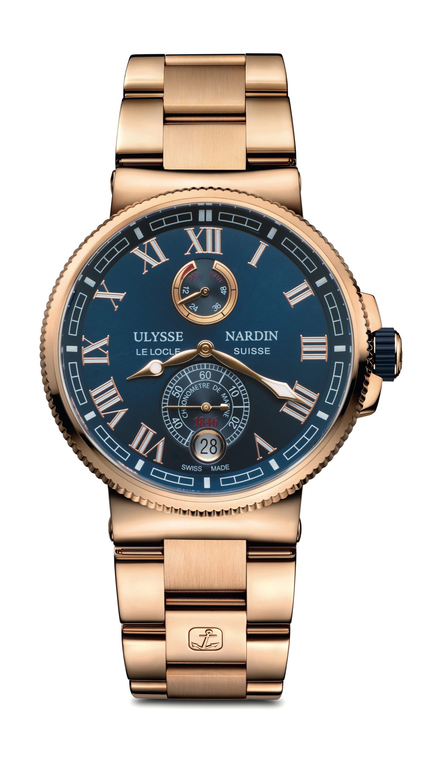 replica Ulysse Nardin Marine Chronometer 43mm 1186-126-8M/43 watch - Click Image to Close