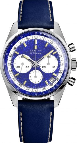 replica Zenith - 40.P386.400/57.C842 El Primero A386 Platinum / Lapis Lazuli / Phillips watch - Click Image to Close