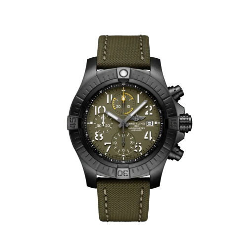 replica Breitling - V13317101L1X1 Avenger Chronograph 45 Night Mission / Green / Military / Pin watch