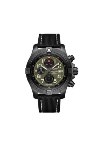 replica Breitling - V133751A1L1X1 Avenger Chronograph 48 Night Mission / Green / Military / Pin watch
