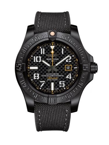 replica Breitling - V173104T.BF89.100W Avenger Blackbird 48 Black Titanium / Carbon / Military / Limited Edition watch - Click Image to Close