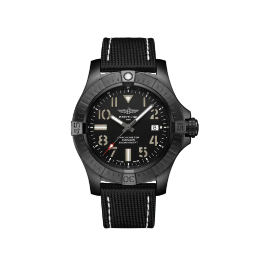replica Breitling - V17319101B1X1 Avenger Automatic 45 Seawolf Night Mission / Black / Military / Pin watch