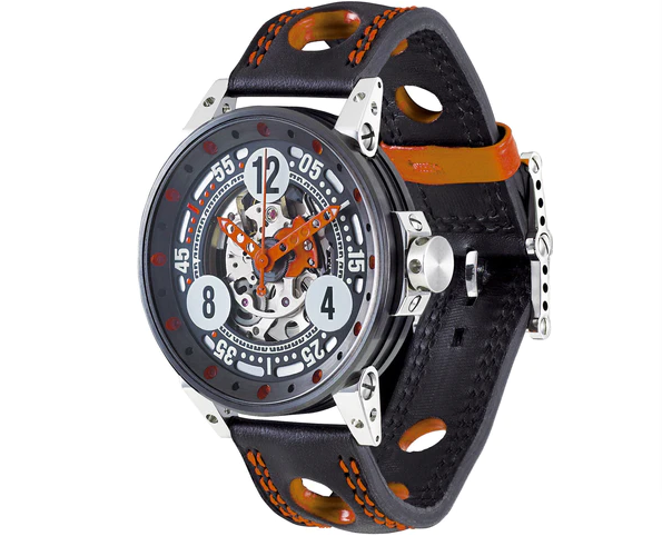 replica B.R.M. Watch V6-44 Sport Orange Hands