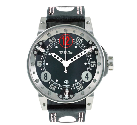 replica B.R.M. Watch V6-44-SA-AB White Hands - Click Image to Close