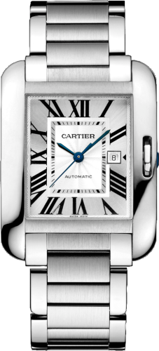 replica Cartier - W5310009 Tank Anglaise 29.8 Stainless Steel / Silver / Bracelet watch - Click Image to Close