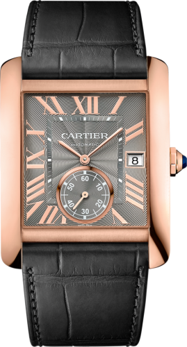 replica Cartier - WGTA0014 Tank MC 34.3 Pink Gold / Grey watch - Click Image to Close