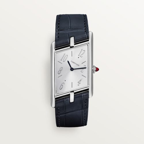 replica Cartier - WGTA0042 Tank Asymétrique Platinum / Silver watch