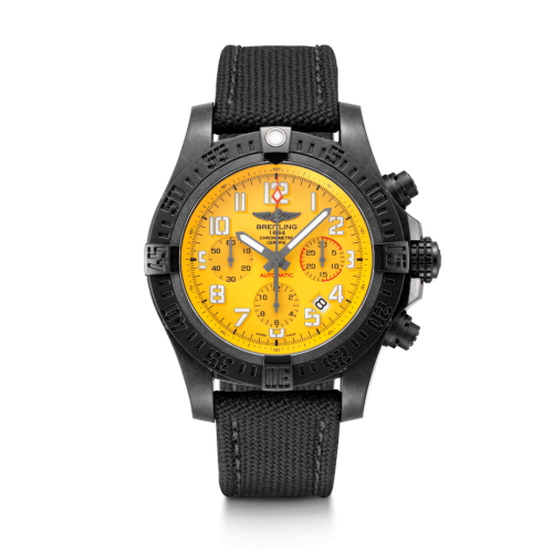 replica Breitling - XB0180E41I1W1 Avenger Hurricane 45 Breitlight / Cobra Yellow / Military watch