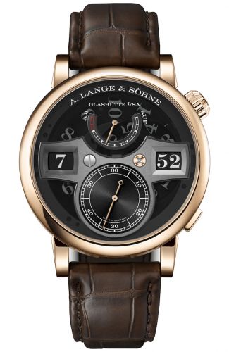 replica A. Lange & Söhne - 142.055 Zeitwerk Honeygold Lumen watch