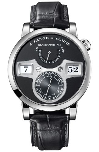 replica A. Lange & Söhne - 140.029 Zeitwerk White Gold / Black watch